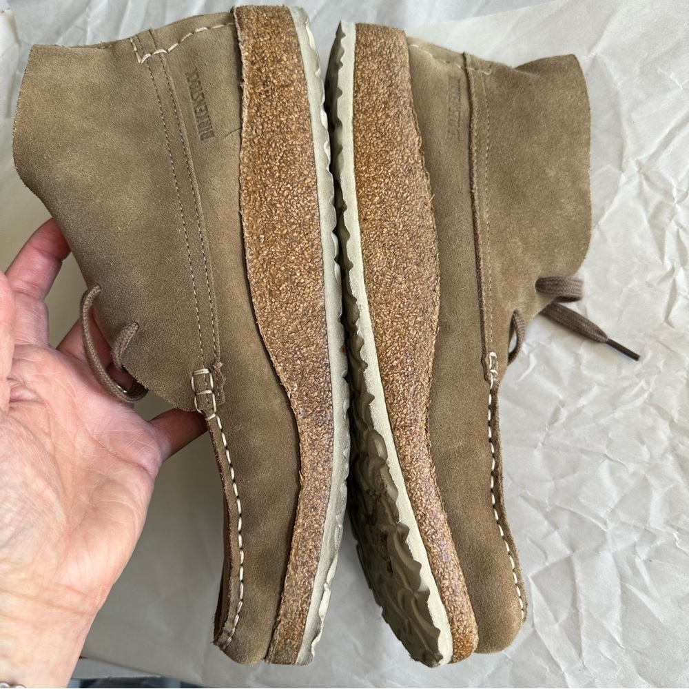 Birkenstock Taupe Suede Desert Boot - Picture 8 of 14